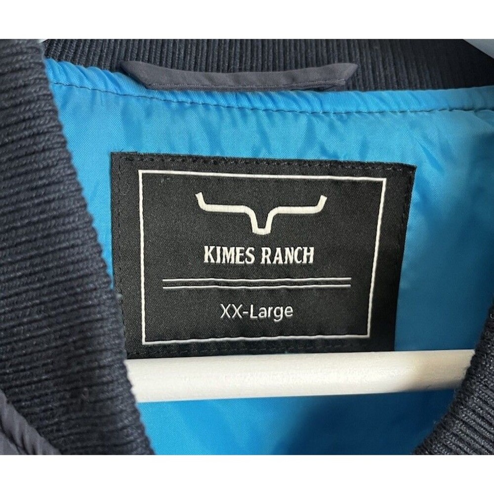Kimes Ranch Women's XXL Marino Quilted Bomber Jacket Western - Navy Blue - Picture 4 of 10